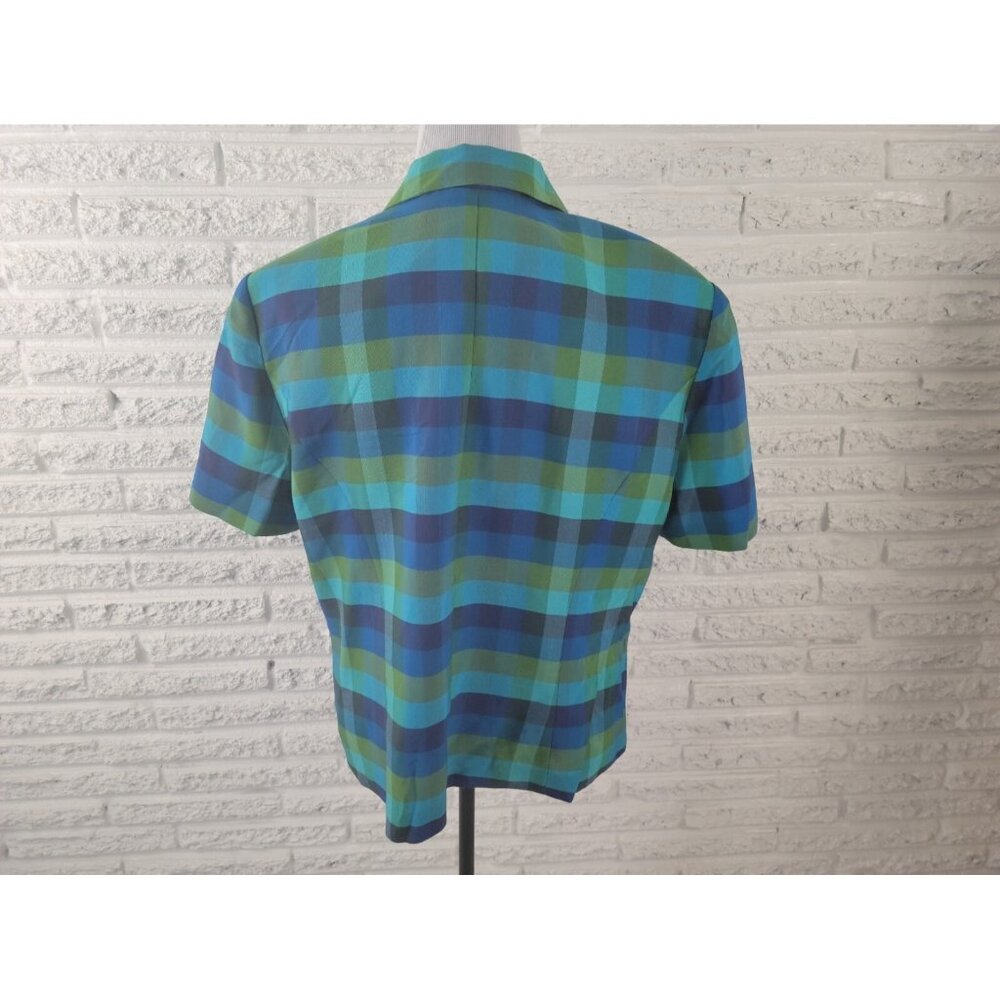 Sag Harbor Women Shirt 18 Plus Shacket Jacket Button Up Collar Casual PLA89E - Picture 5 of 7